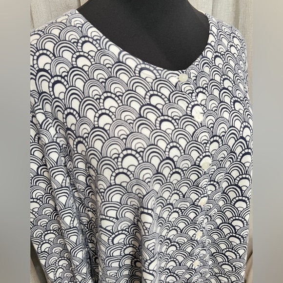NWOT Talbots Print Cardigan Size 2X Petite - Picture 2 of 4